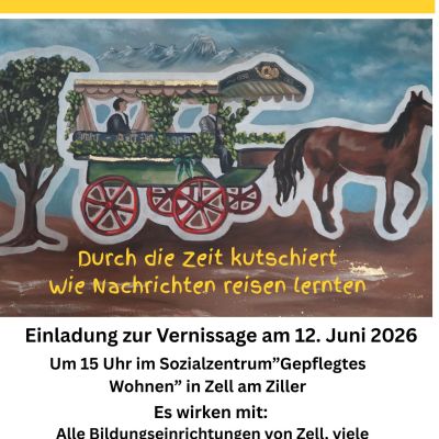 Plakat Art Work 2026 - Vernissage am 12.06. im SZ Zell