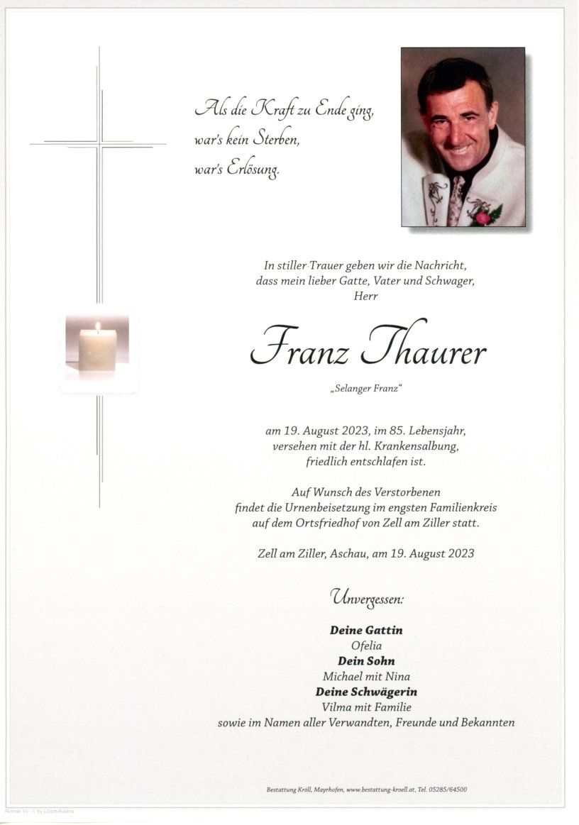 Franz Thaurer